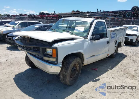 1999 Chevrolet C3500 Chassis z USA, uszkodzony, nr VIN 1GBGC34R5XF070122